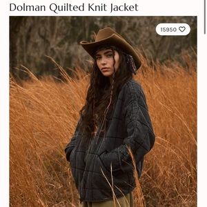 Dolman Quilted Knit Free People Jacket